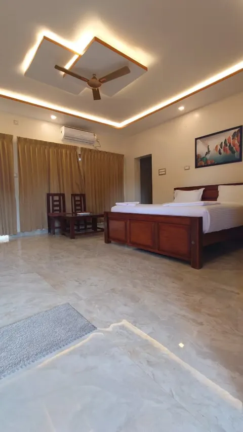 Deluxe room with television and air conditioning
